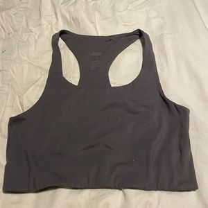 Girlfriend Collective Paloma bra in Charcoal